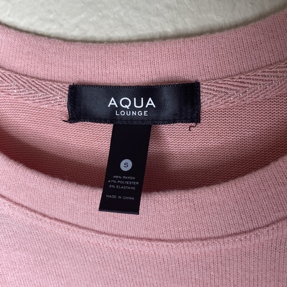 Aqua Lounge soft pink sweater lightening bolts small - Picture 2 of 6